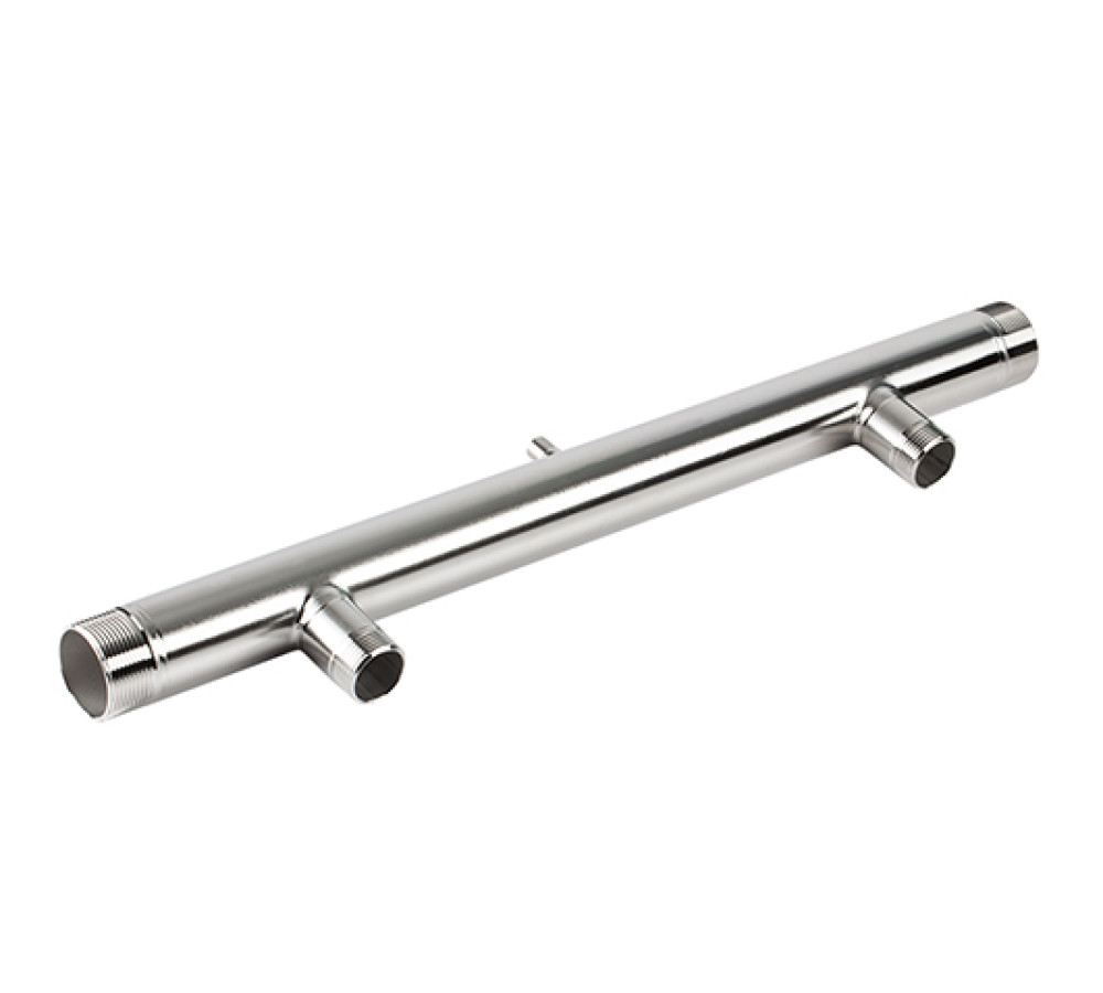 ACCESSOIRES POUR POMPES GRUNDFOS: COLLECTEUR DE DÉCHARGE 1 1/2" * 1" POUR DEUX POMPES.