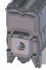 BONGIOANNI ELEMENT CHAUFFANT ARRIERE POUR CHAUDIÈRE EN FONTE MODEL EM