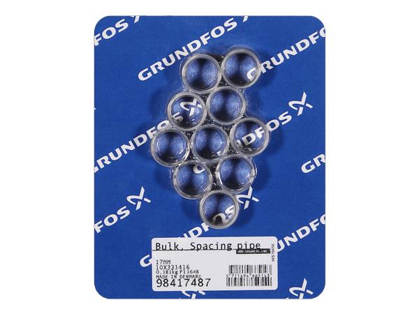ACCESSOIRES POUR POMPES GRUNDFOS MTR-CRN (GROUPAGE, QUANTITÉ 10 PCS): TUYAU D'ÉCARTEMENT 17 MM PN 98417487