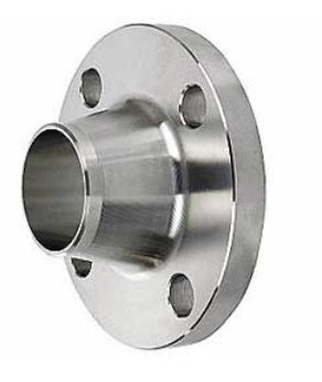 ACIER INOXYDABLE FORGÉ — BRIDE À COLLERETTE (WELDING NECK), FACE SURÉLEVÉE (RF), 4", CLASSE 150, MATIÈRE : ASTM A182 GR. F316L, NORM ASME B16.5