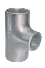 TÉ RÉDUCTEUR À SOUDER BOUT À BOUT EN ACIER CARBONÉ GALVANISÉ, 6" × 4", SCH 40/STD, ASTM A234 WPB, ASME B16.9