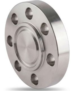 ACIER INOXYDABLE FORGÉ — BRIDE PLEINE (BLIND FLANGE), JOINT TYPE RTJ, 1/2", CLASSE 2500, MATIÈRE : ASTM A182 GR. F316L, NORM ASME B16.5