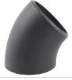 CARBON STEEL BUTT-WELD 45° LONG RADIUS ELBOW, 8", SCH 80 (XS), ASTM A234 WPB, ASME B16.9