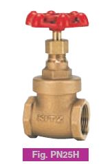 BRONZE — VANNE À OPERCULE, 3/4" (DN20), PN25, EXTRÉMITÉS FILETÉES, FILETAGE CONFORME À LA NORME BS 21, CHAPEAU ET OPERCULE EN BRONZE, TIGE EN LAITON, KITZ MODÈLE PN25H