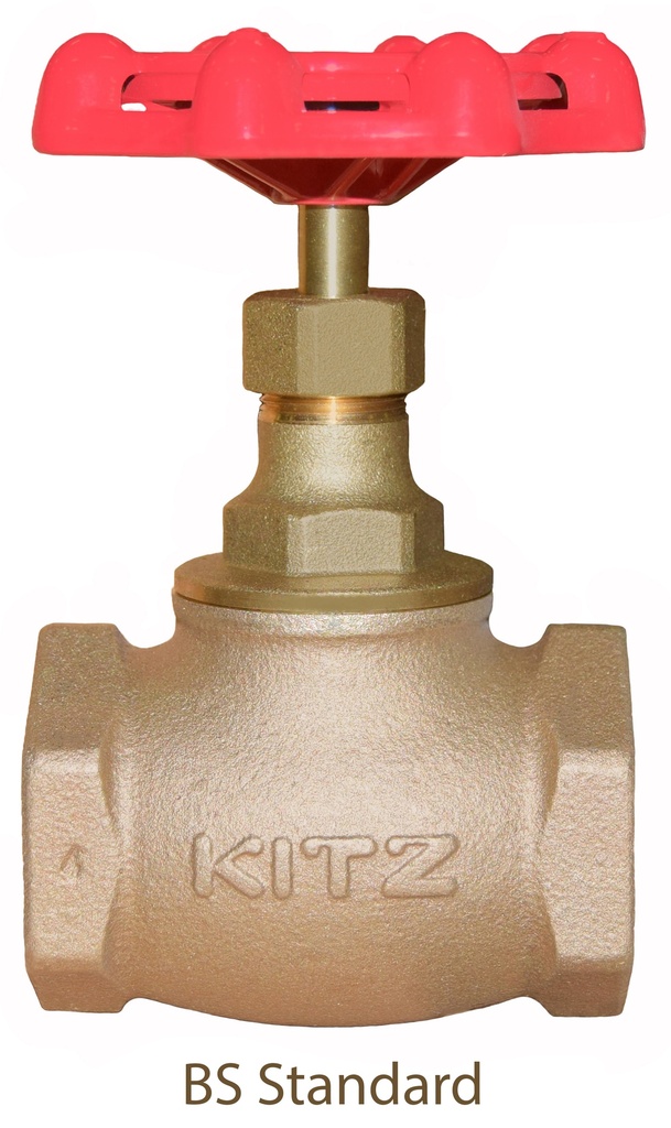 BRONZE GLOBE VALVE KITZ - MODEL (PH)PN25C PN25, BS21, SIZE 2"