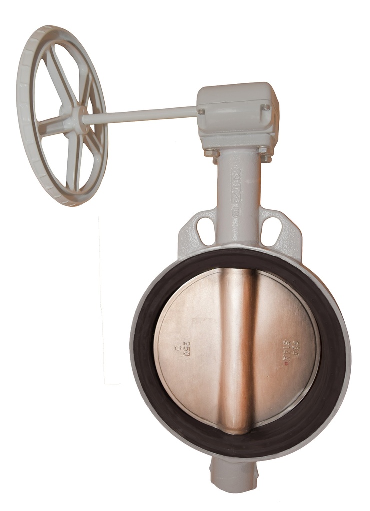 BUTTERFLY VALVES DUCTILE IRON GEAR OPERATED KITZ, MODEL (PH)G-PN16DJME, SIZE 14" 