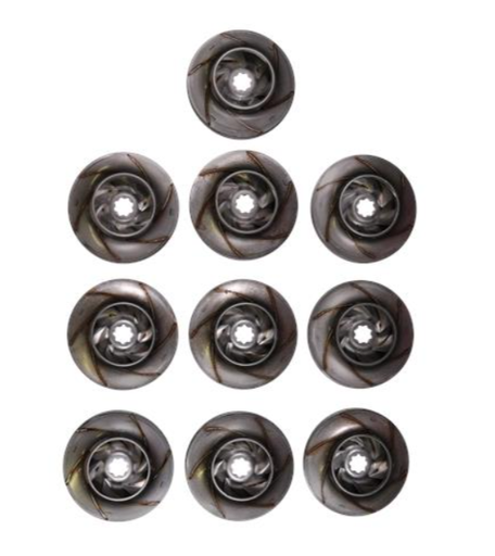 [PMP GRF 96535778] ACCESSOIRES POUR POMPES GRUNDFOS CR-CRK 16 (GROUPAGE, QUANTITÉ 10 PCS): ROUE DE POMPE PN 96535778
