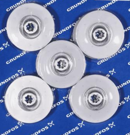 [PMP GRF 97690633] ACCESSOIRES POUR POMPES GRUNDFOS CM25 (GROUPAGE, QUANTITÉ 5 PCS): ROUE DE POMPE PN 97690633