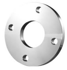 FORGED STAINLESS STEEL SLIP-ON FLANGE, FLAT FACE (FF), TYPE 01A, PN10, ASTM A182 GR. F304L, EN 1092-1