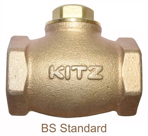 [VAL KIT BZ LTCK D] LIFT CHECK VALVE BRONZE PN25 THREADED ENDS 1/2" KITZ- (PH)PN25F
